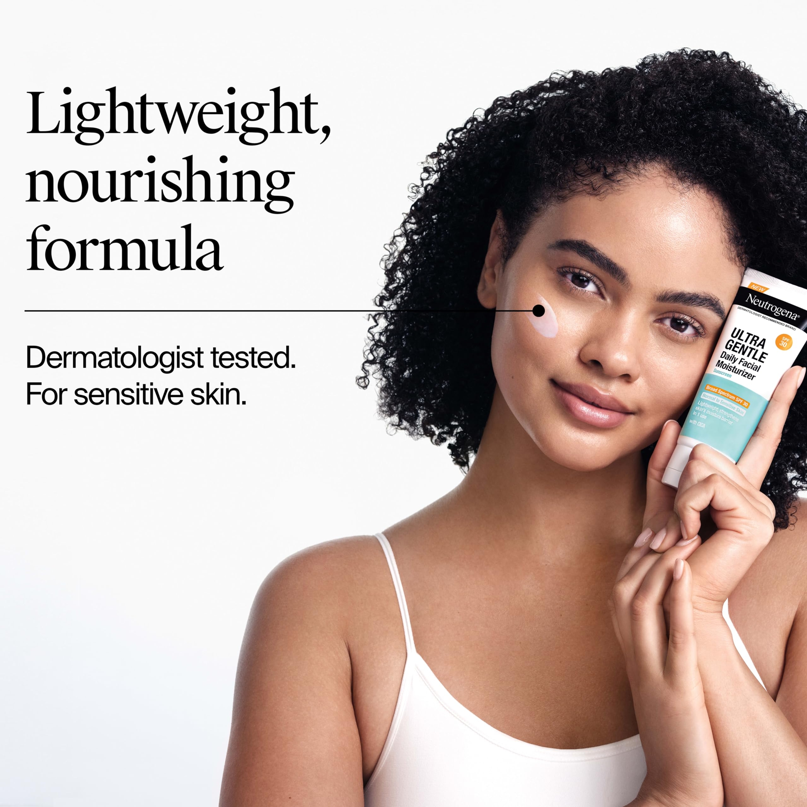 Neutrogena Ultra Gentle Daily Facial Moisturizer 3.4 fl.oz - Hydrating Moisturizer for Normal to Sensitive Skin 3