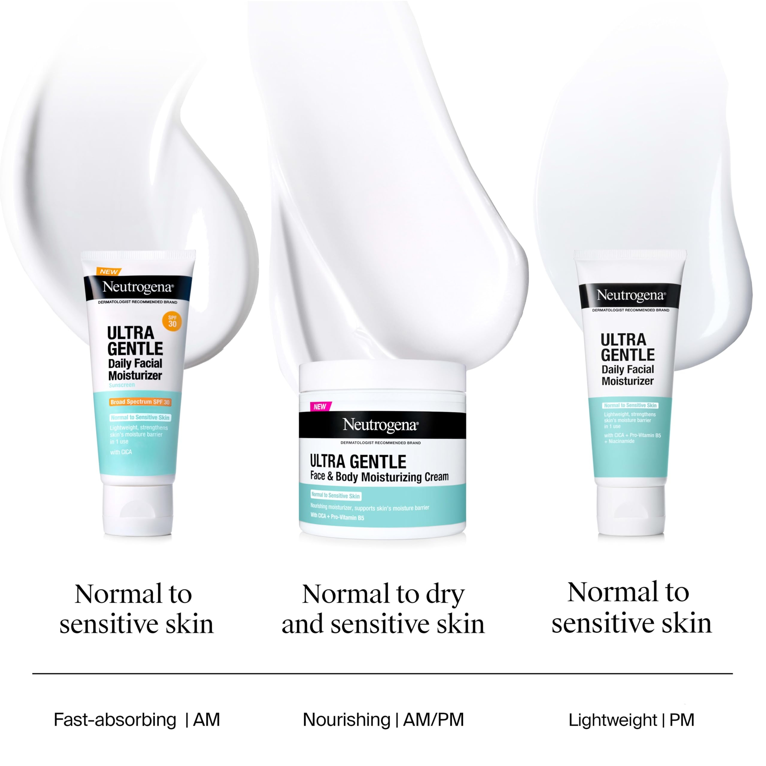 Neutrogena Ultra Gentle Daily Facial Moisturizer 3.4 fl.oz - Hydrating Moisturizer for Normal to Sensitive Skin 6
