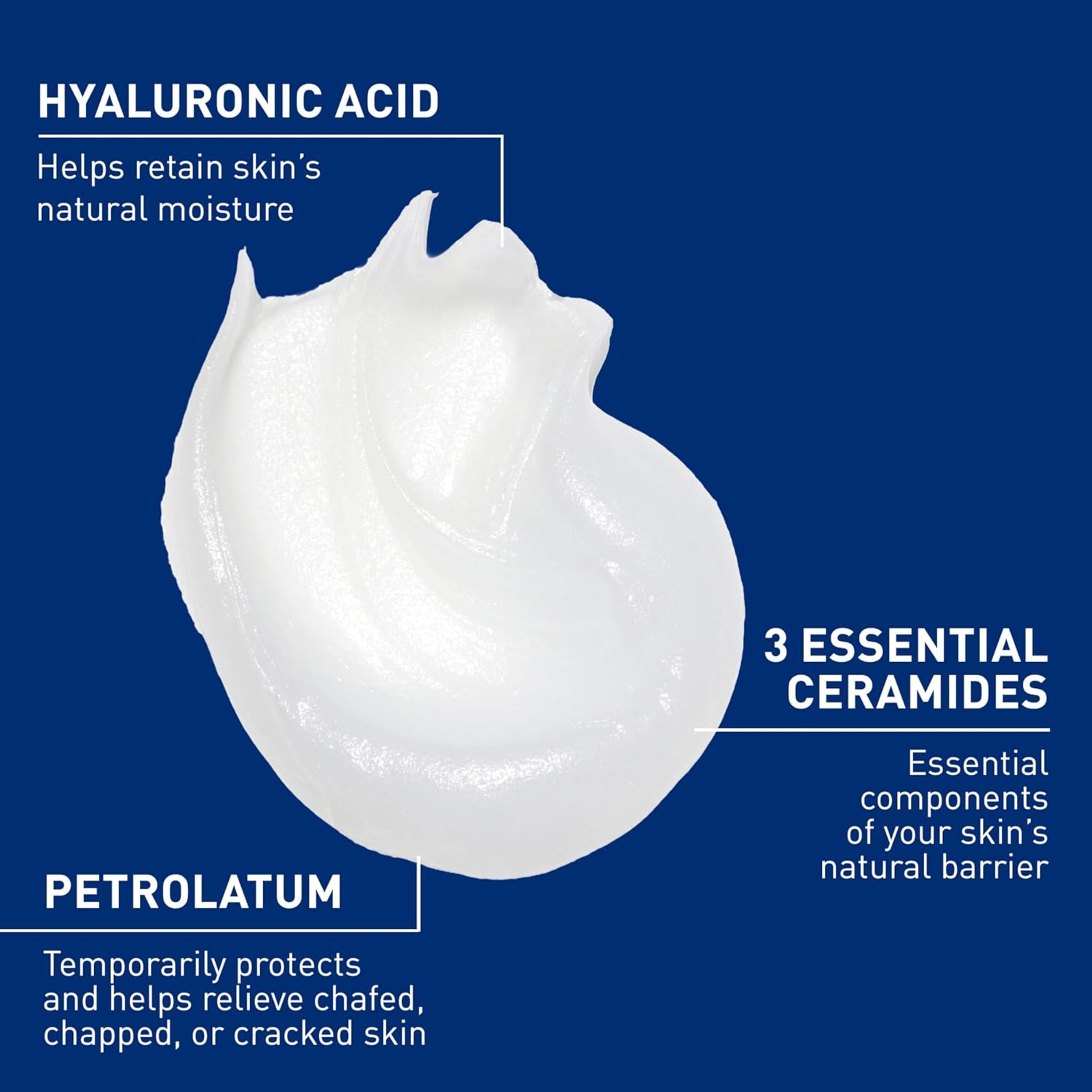 CeraVe Healing Ointment 12 oz - Barrier Cream Protects & Soothes Dry, Cracked & Chafed Skin 2