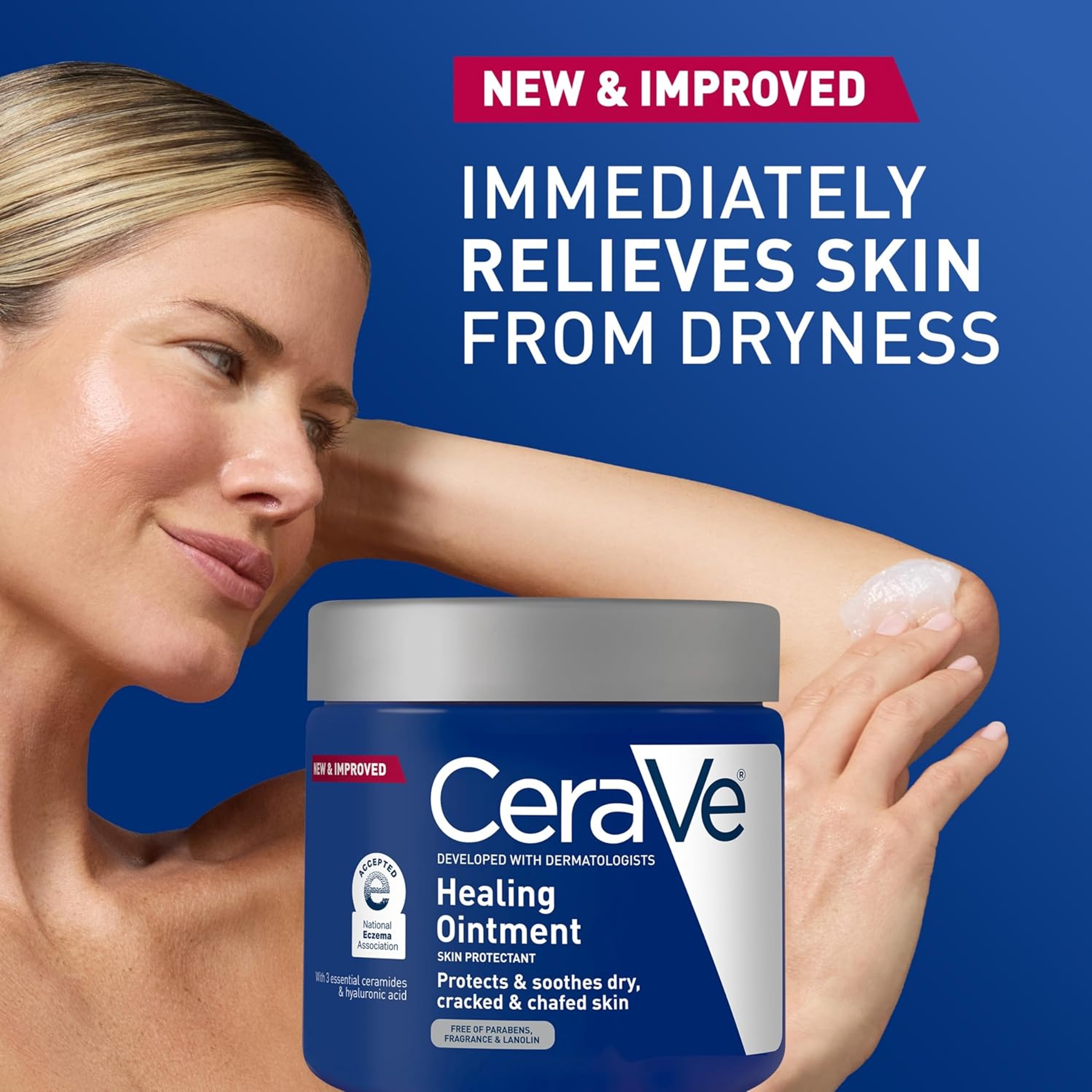 CeraVe Healing Ointment 12 oz - Barrier Cream Protects & Soothes Dry, Cracked & Chafed Skin 4