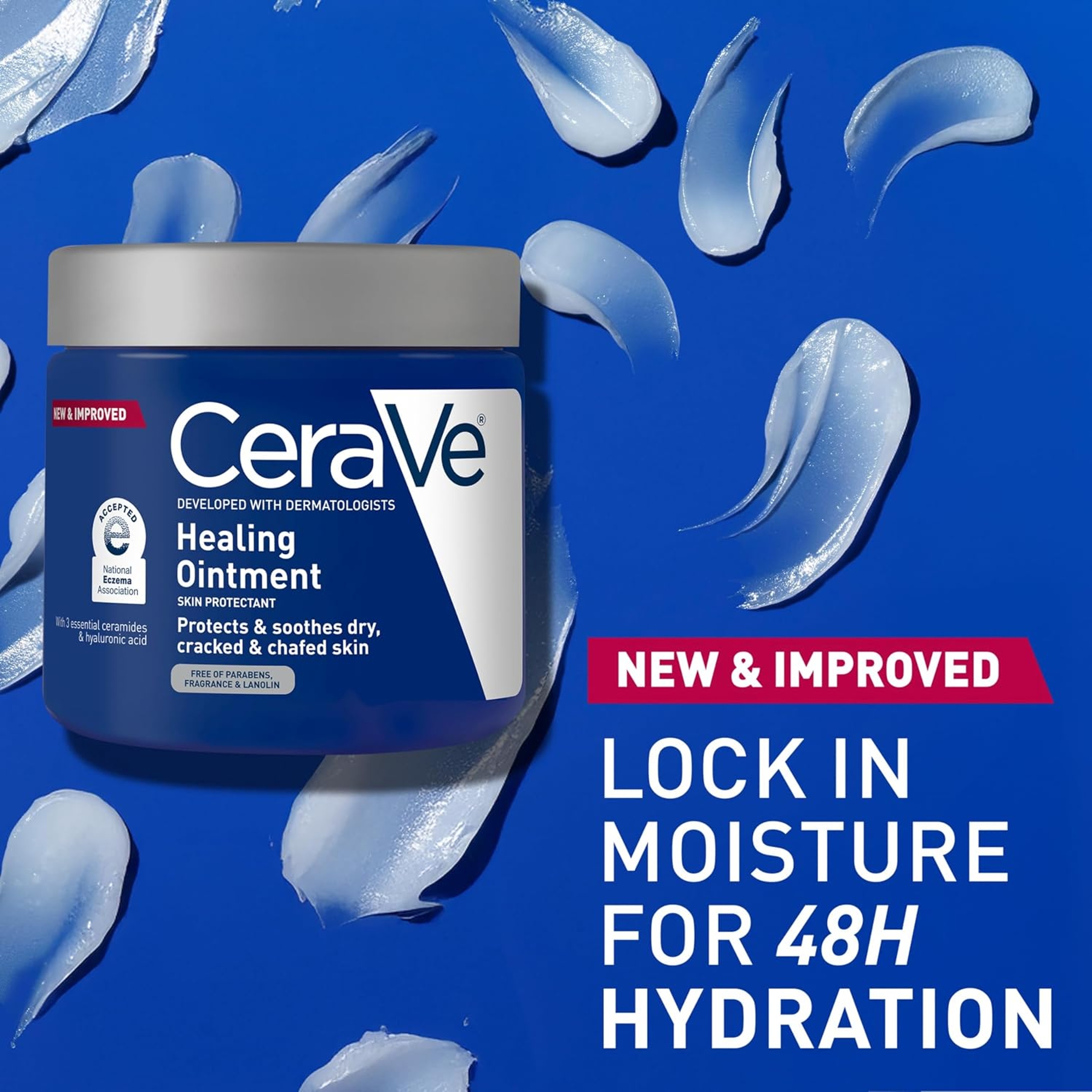 CeraVe Healing Ointment 12 oz - Barrier Cream Protects & Soothes Dry, Cracked & Chafed Skin 6