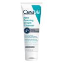 CeraVe Acne Foaming Cream Cleanser 5 fl.oz - Face Wash with 4% Benzoyl Peroxide Helps Clear Acne & Blackheads 1