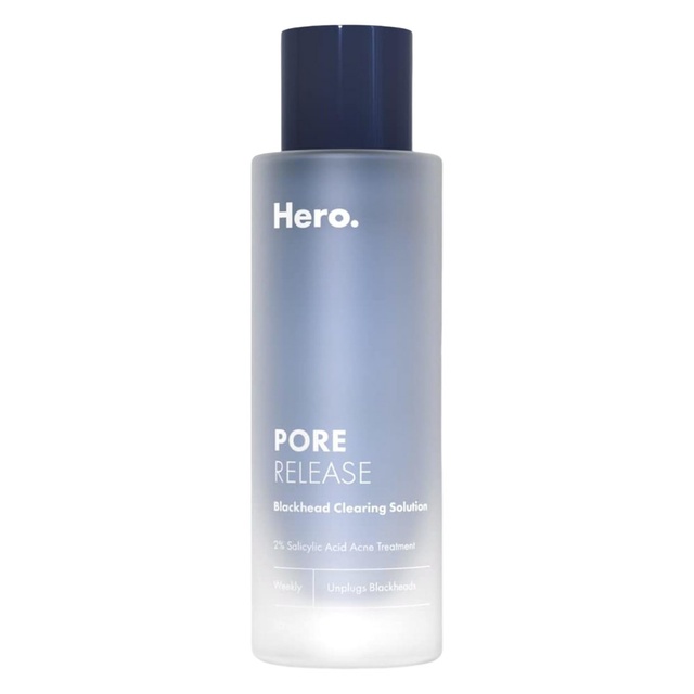 Hero Cosmetics Pore Release Blackhead Clearing Solution 3.38 fl.oz - 2% Salicylic Acid Blackhead Remover Toner
