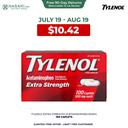 Tylenol Extra Strength Caplets 100 Count - Acetaminophen 500 mg, Pain Relief Pills, Fever Reducer for Adults 1