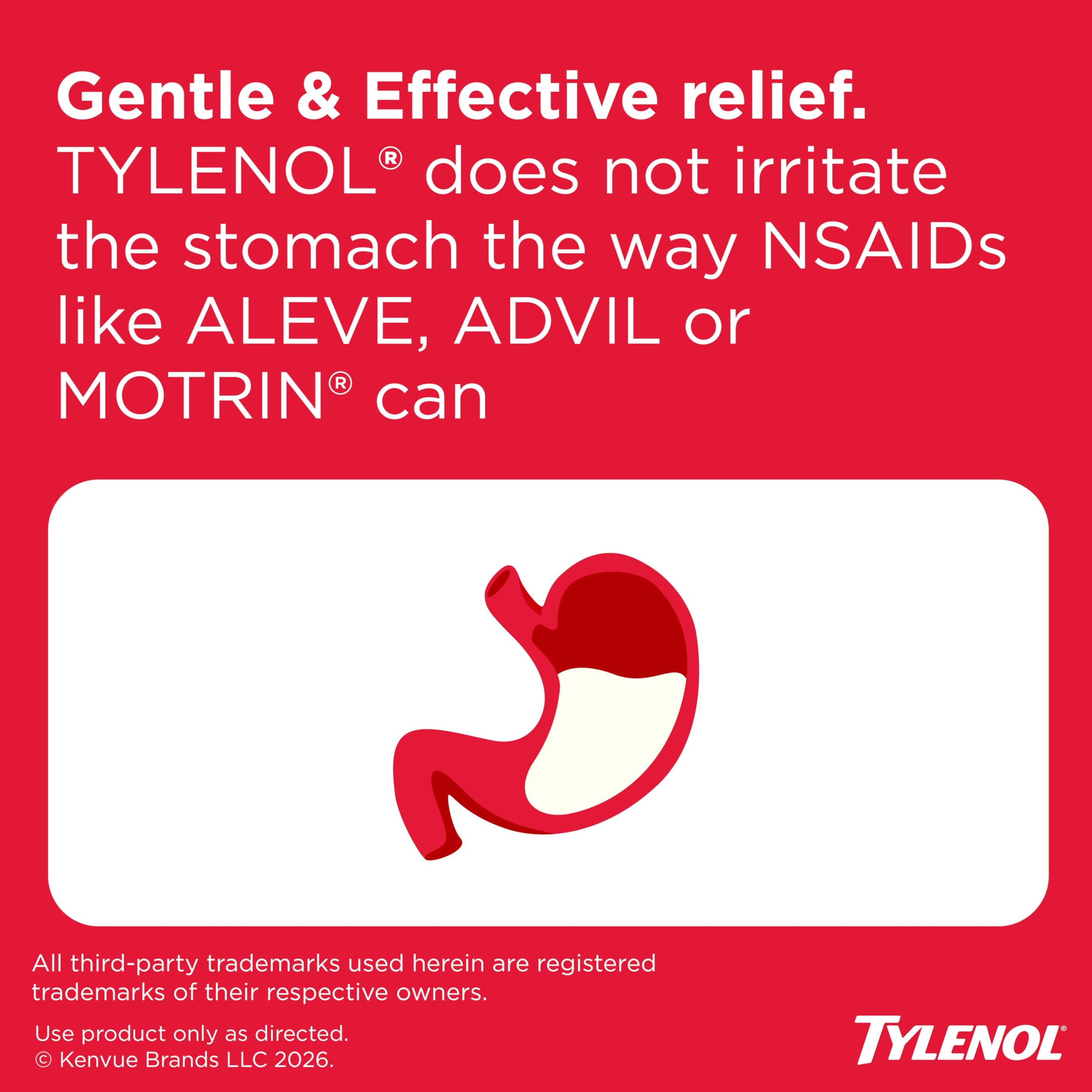 Tylenol Extra Strength Caplets 100 Count - Acetaminophen 500 mg, Pain Relief Pills, Fever Reducer for Adults 4