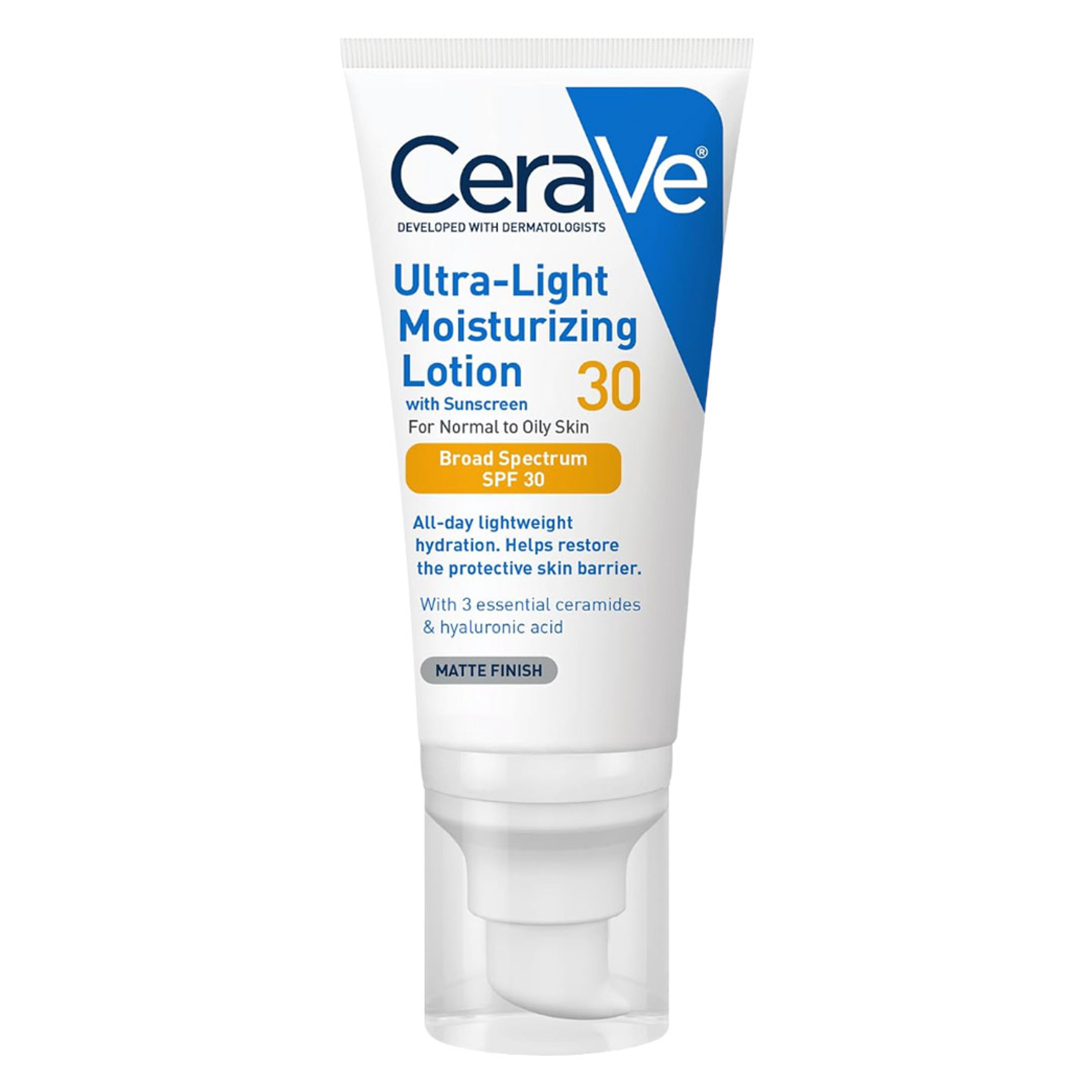 CeraVe Ultra-Light Moisturizing Lotion with Sunscreen SPF30 1.75 fl.oz - All-Day Lightweight Hydration for Normal to Oily Skin 1