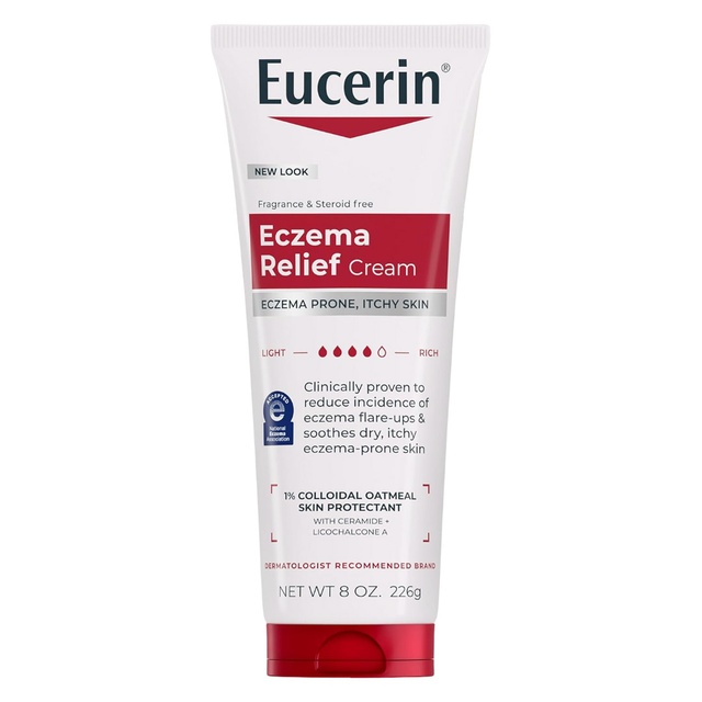 Eucerin Eczema Relief Cream 8 oz - Colloidal Oatmeal Enriched Skin Protectant