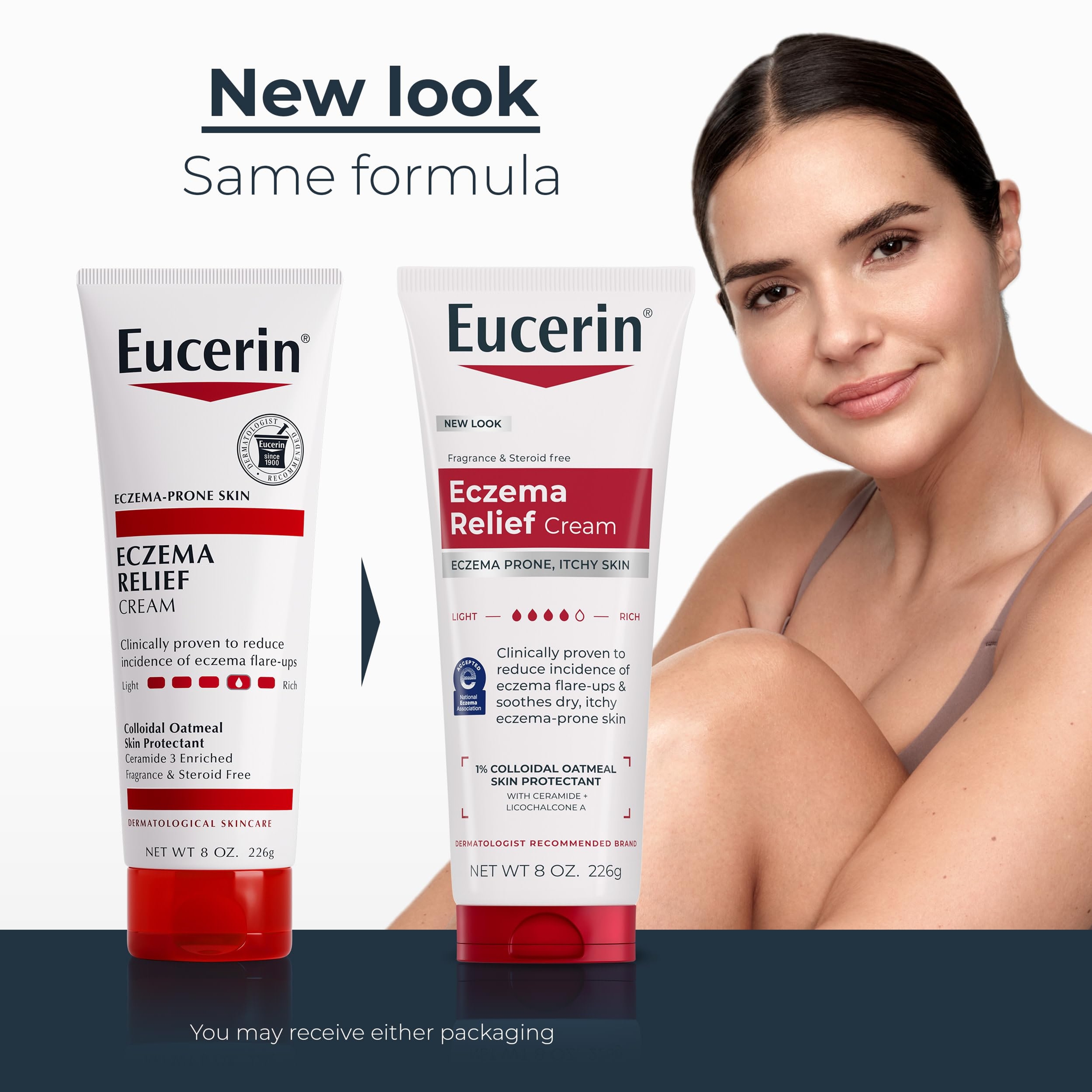 Eucerin Eczema Relief Cream 8 oz - Colloidal Oatmeal Enriched Skin Protectant 3