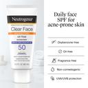 Neutrogena Clear Face Sunscreen Lotion SPF50 3 fl.oz - Broad Spectrum UVA/UVB Protection for Acne-Prone Skin 5