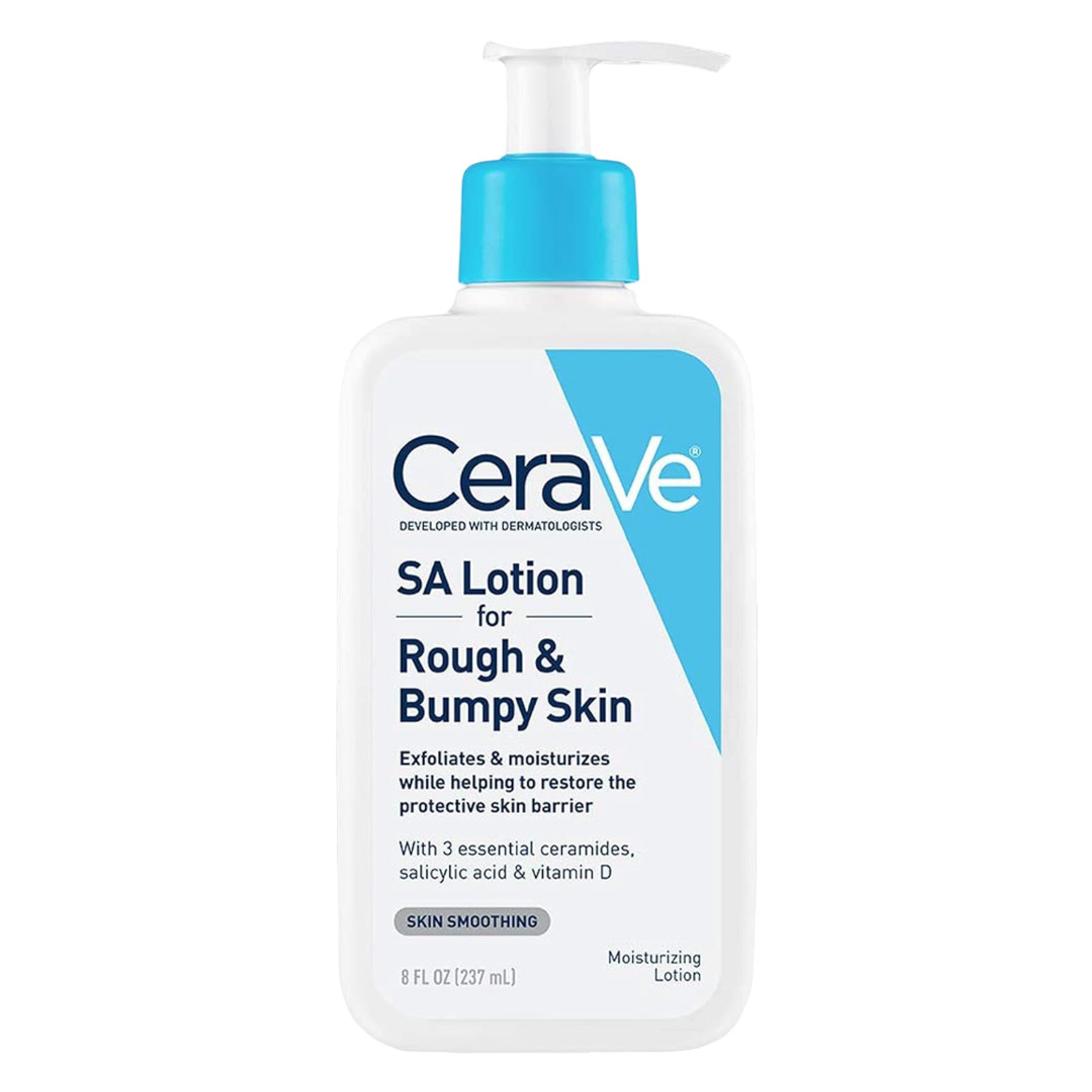 CeraVe SA Lotion for Rough & Bumpy Skin 8 fl.oz - Smooths Rough Skin with Vitamin D, Fragrance-Free 1