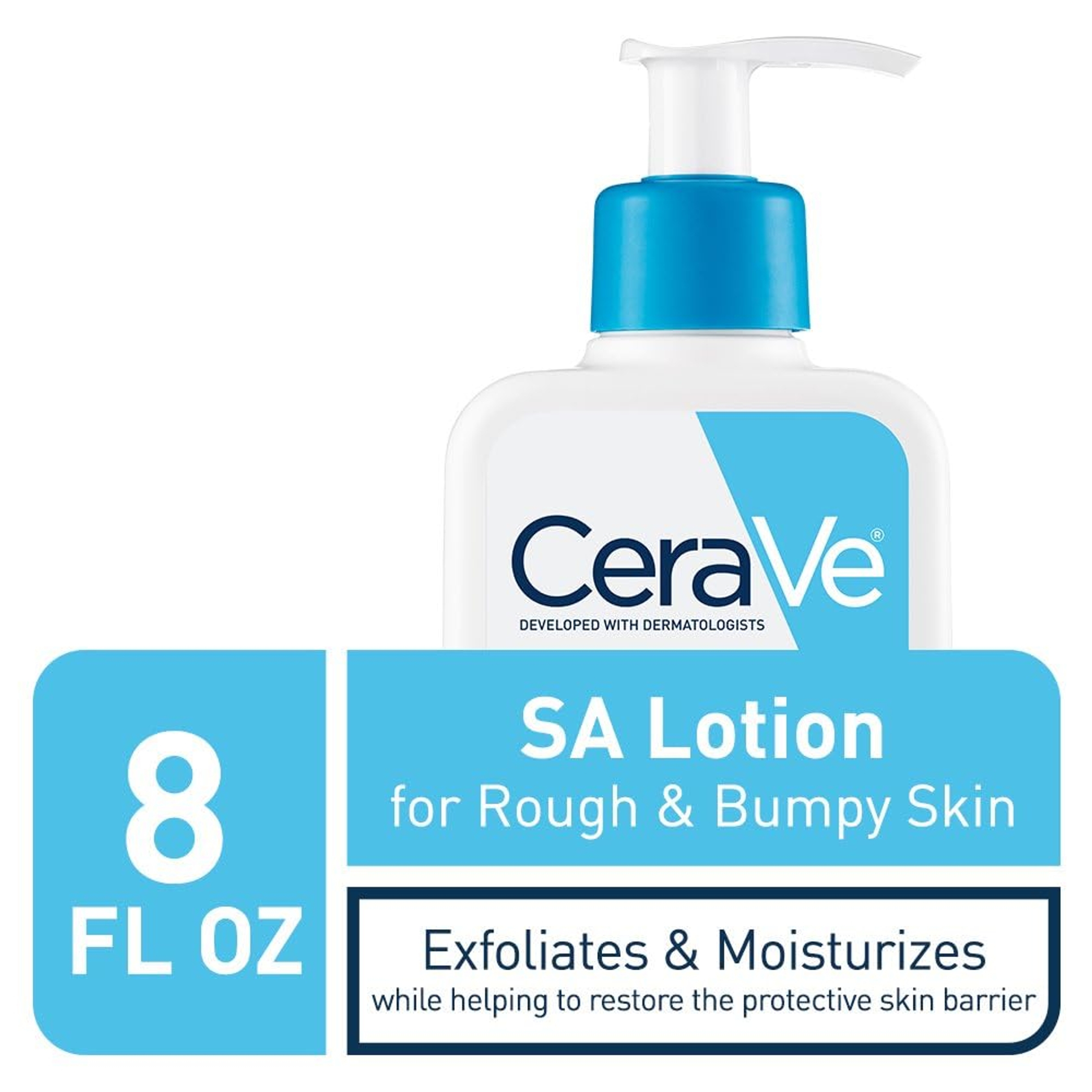 CeraVe SA Lotion for Rough & Bumpy Skin 8 fl.oz - Smooths Rough Skin with Vitamin D, Fragrance-Free 2