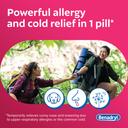 Benadryl Ultratabs Antihistamine Allergy Relief Tablets 100 Count - Diphenhydramine HCl 25mg 2