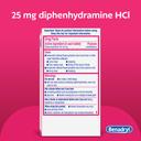 Benadryl Ultratabs Antihistamine Allergy Relief Tablets 100 Count - Diphenhydramine HCl 25mg 8