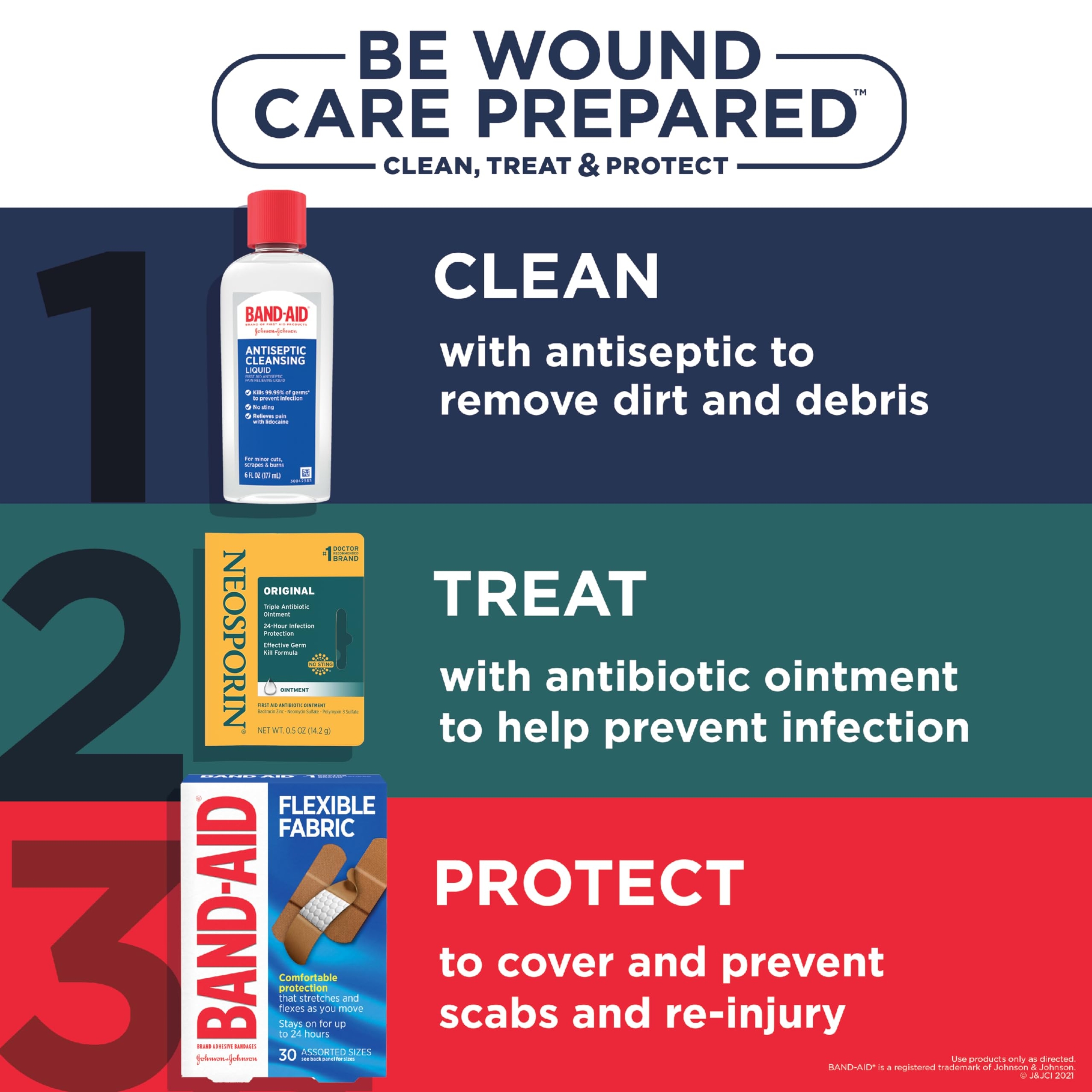 Neosporin Original Triple Antibiotic Ointment 0.5 oz - 24H Infection Protection, Helps Minimize Appearance of Scars 6