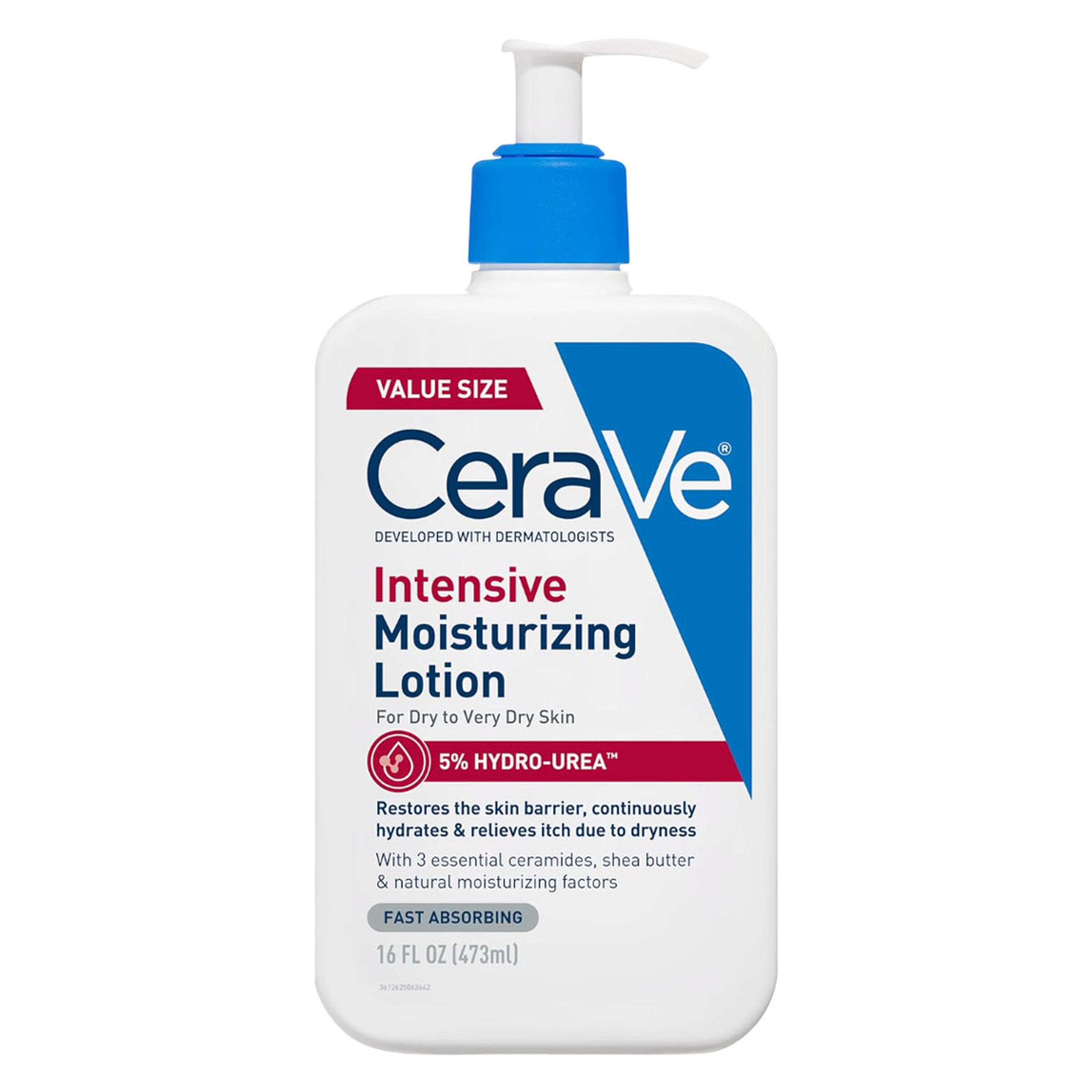 CeraVe Intensive Moisturizing Lotion 16 fl.oz - Relieves Signs of Dry Skin with Hydro-Urea & Shea Butter 1
