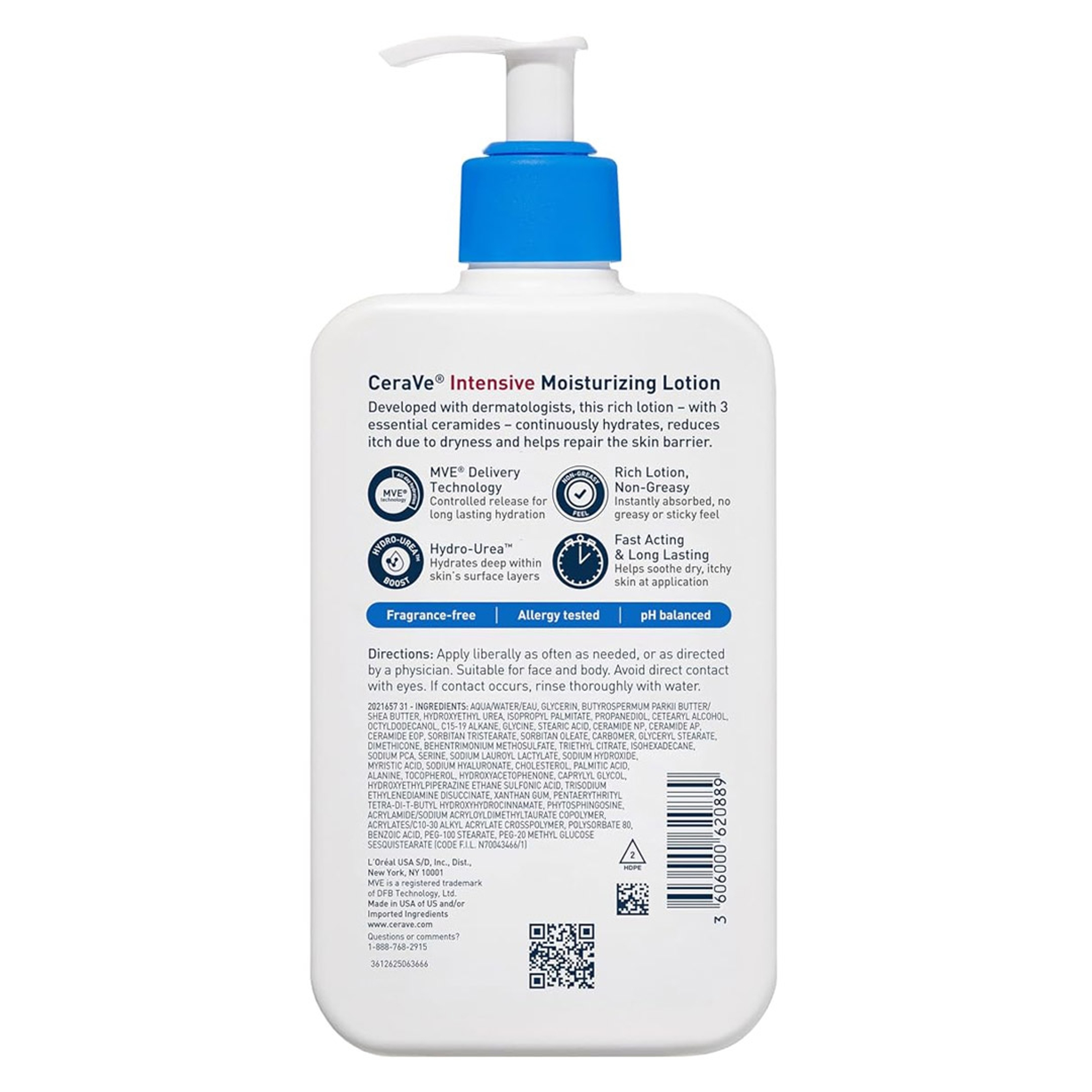 CeraVe Intensive Moisturizing Lotion 16 fl.oz - Relieves Signs of Dry Skin with Hydro-Urea & Shea Butter 12