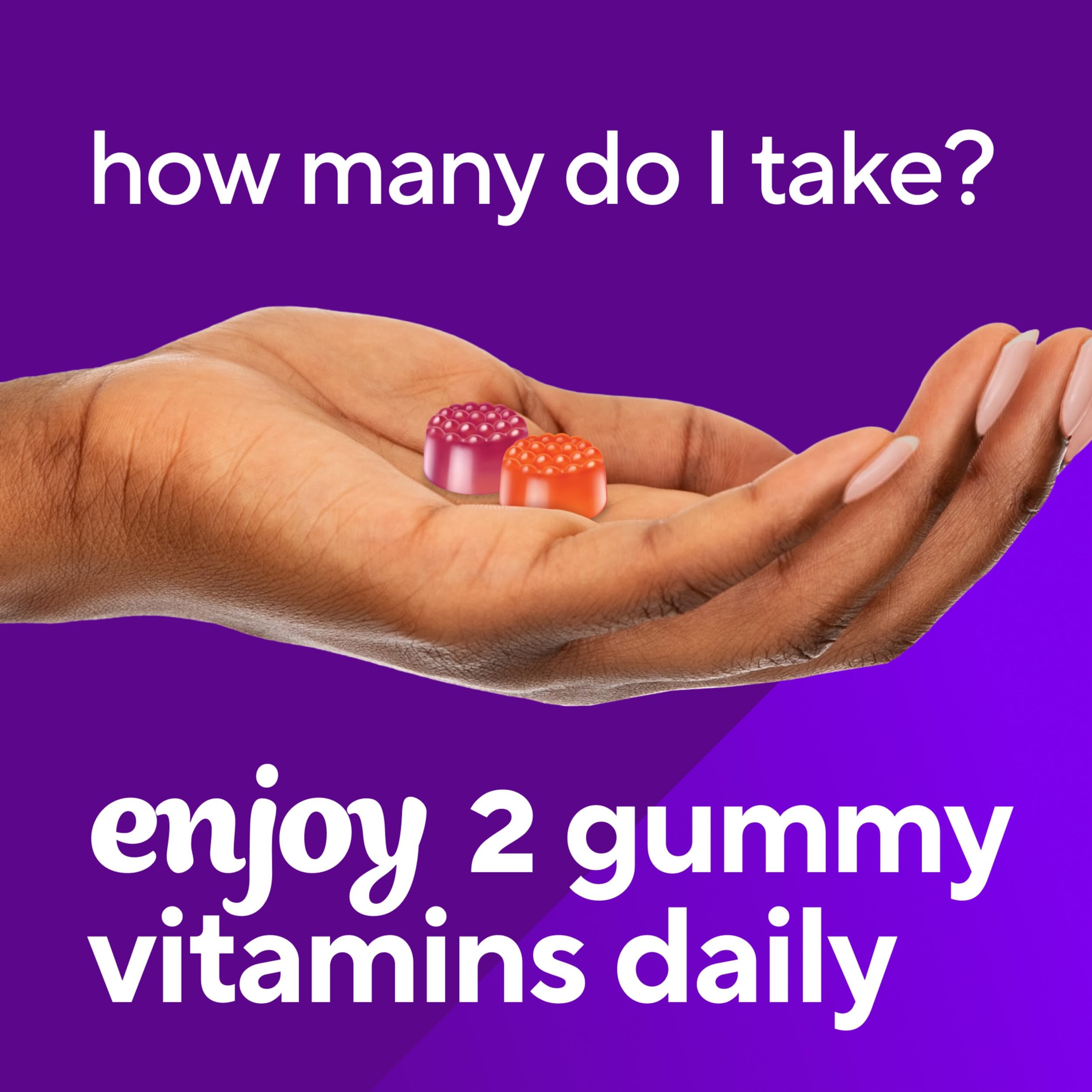 Vitafusion Vitamin D3 150 Gummies - Bone and Immune Support, Berry & Peach Flavor 9