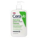 CeraVe Hydrating Cream-to-Foam Cleanser 16 fl.oz - Face Wash Removes Makeup with Hyaluronic Acid for Normal to Dry Skin 1