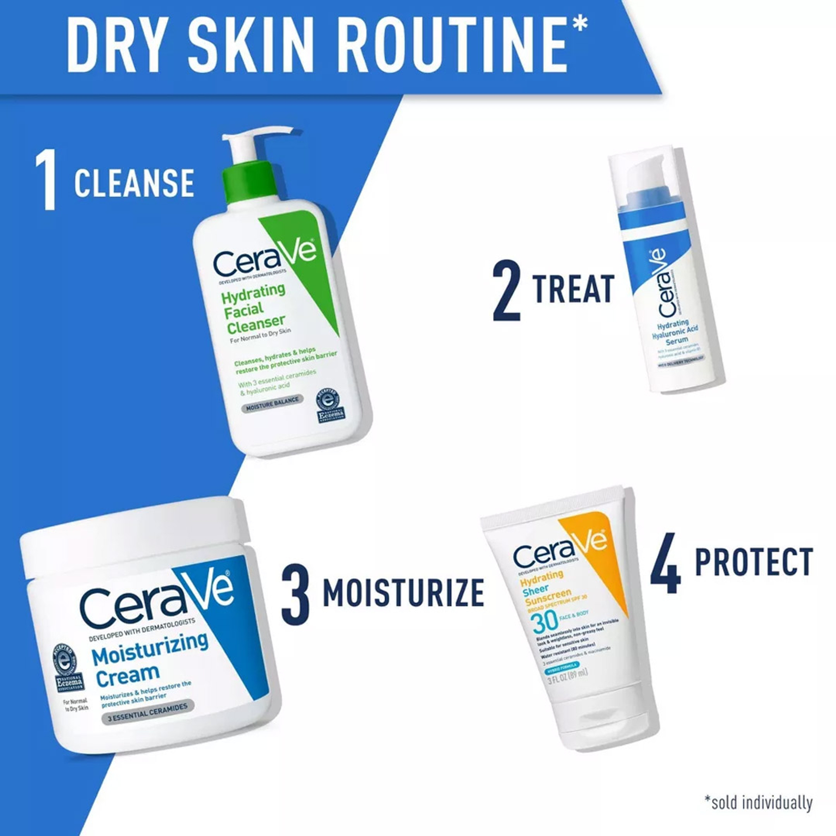 CeraVe Moisturizing Cream 12 oz - Body & Face Moisturizer for Normal to Dry Skin with Ceramides 5