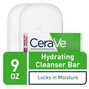 CeraVe Hydrating Cleanser Bar 4.5 oz (Pack of 2) - Soap-Free Body Wash & Facial Cleanser with Ceramides 2