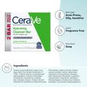 CeraVe Hydrating Cleanser Bar 4.5 oz (Pack of 2) - Soap-Free Body Wash & Facial Cleanser with Ceramides 3