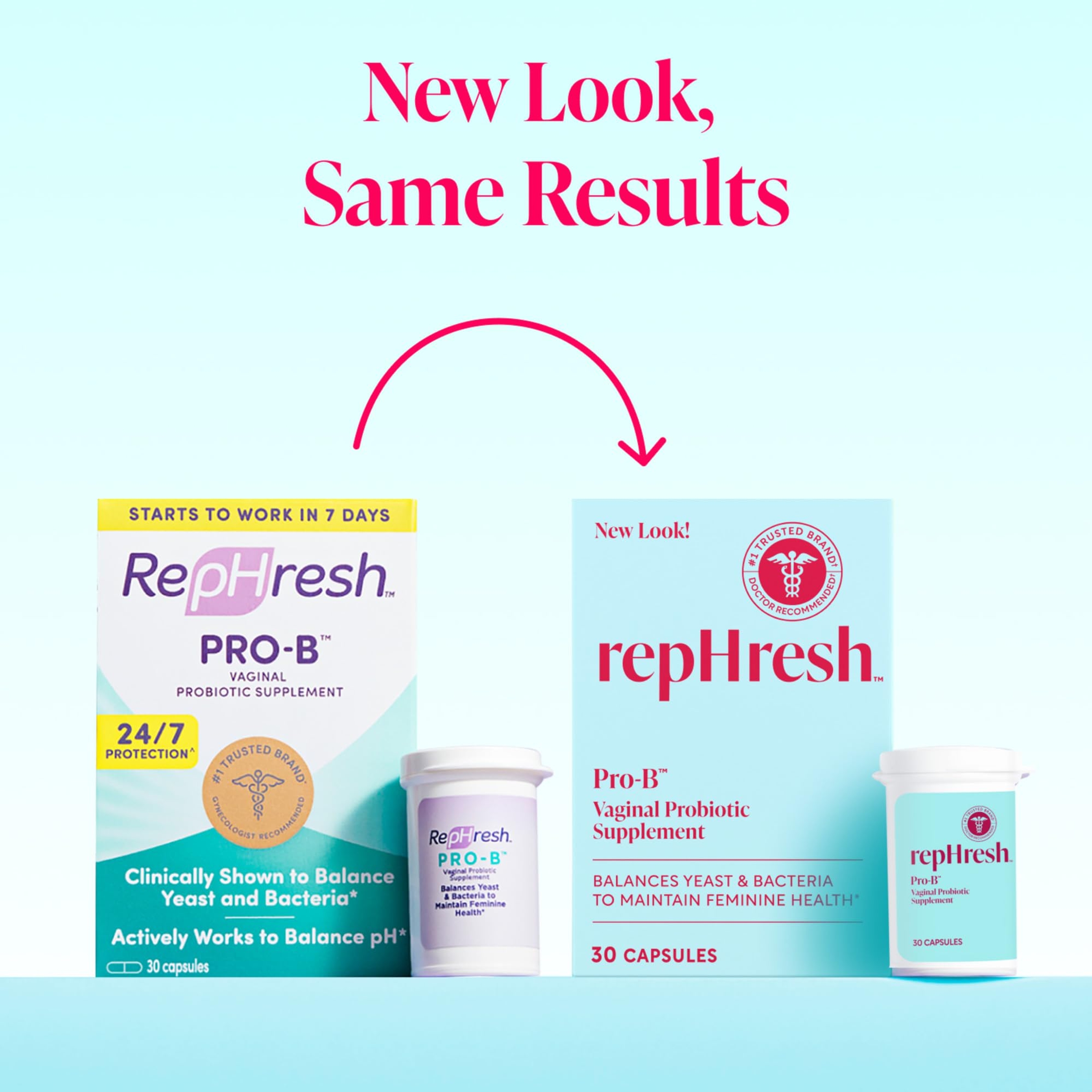 RepHresh Pro-B Vaginal Probiotic Supplement 30 Capsules - pH Balance, Probiotics for Women, Daily Oral Capsules 3