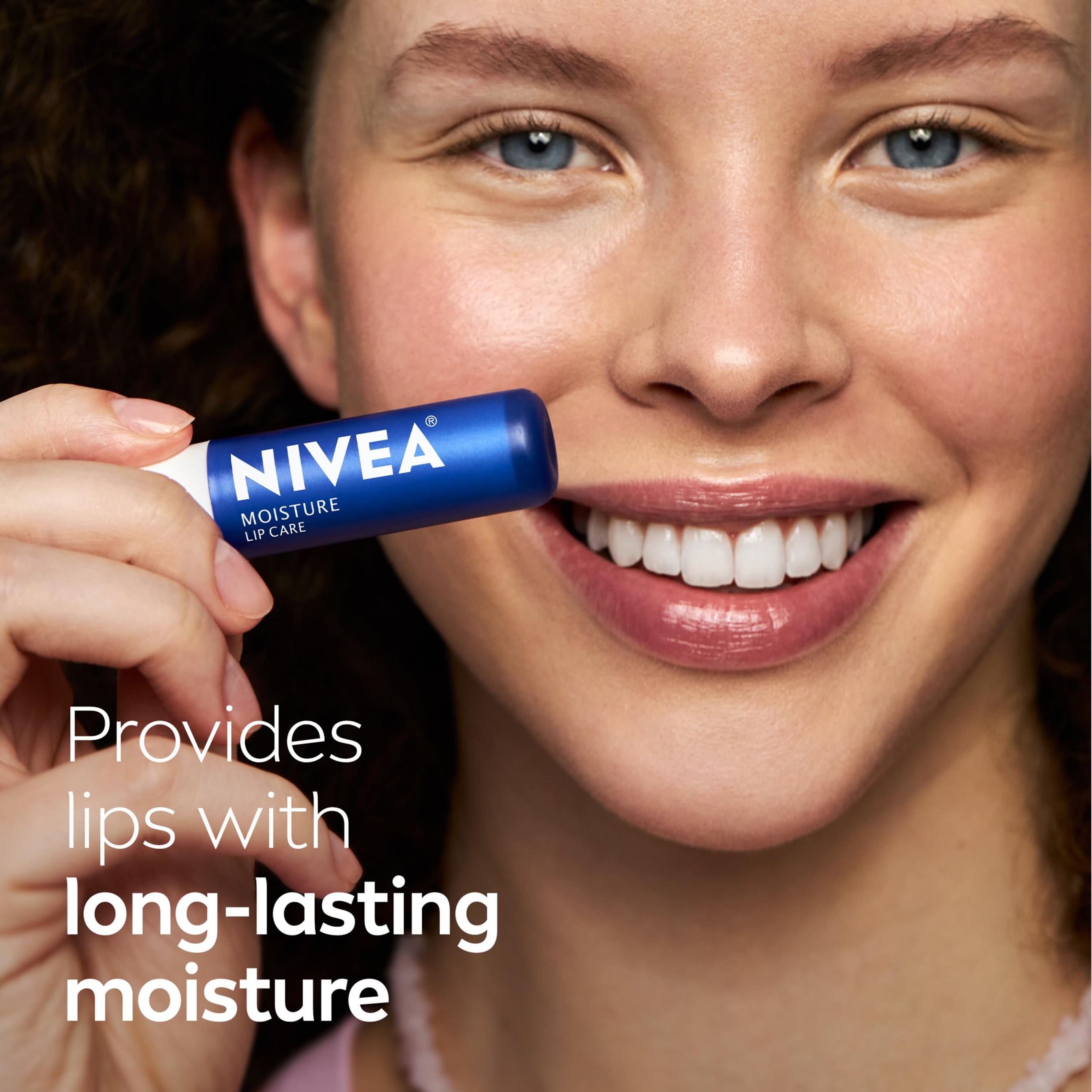 Nivea Moisture Lip Care 0.17 oz (Pack of 2) - Hydrating Lip Balms with Shea Butter, Repair Dry Lips 3