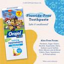 Orajel Kids Paw Patrol Fluoride-Free Training Toothpaste 1.5 oz - Natural Fruity Fun Flavor, for Babies & Toddlers Ages 0-3 3