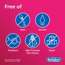 Children’s Benadryl Dye-Free Allergy Liquid, Bubble Gum Flavor, 4 fl.oz  - Antihistamine Allergy Relief Medicine for Kids 3