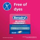 Benadryl Liqui-Gels Allergy Medicine 48 Count - Dye-Free Liquid Gel Capsules with 25mg of Diphenhydramine HCl 3