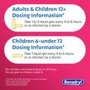 Benadryl Liqui-Gels Allergy Medicine 48 Count - Dye-Free Liquid Gel Capsules with 25mg of Diphenhydramine HCl 5