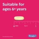 Benadryl Liqui-Gels Allergy Medicine 48 Count - Dye-Free Liquid Gel Capsules with 25mg of Diphenhydramine HCl 6