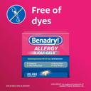 Benadryl Liqui-Gels Allergy Medicine 24 Count - Dye-Free Liquid Gel Capsules with 25mg of Diphenhydramine HCl 2