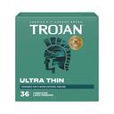 Trojan Ultra Thin Condoms 36 Count - Premium Latex Lubricated Condoms for a More Natural Feeling 1