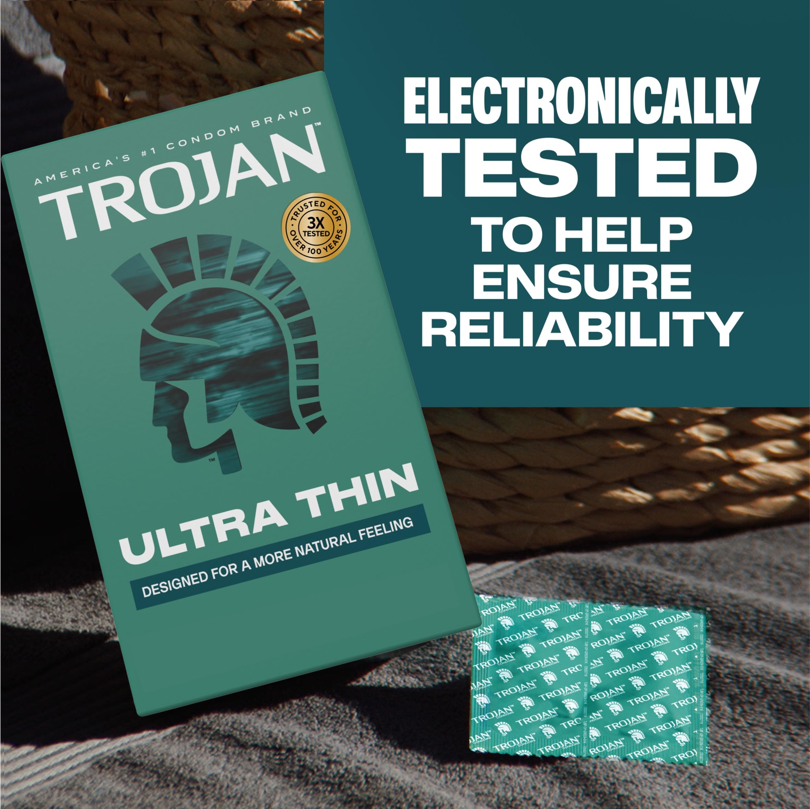 Trojan Ultra Thin Condoms 36 Count - Premium Latex Lubricated Condoms for a More Natural Feeling 7