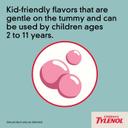 Children's Tylenol Chewables with 160 mg Acetaminophen, Pain Reliever & Fever Reducer for Kids' Cold + Flu Symptoms, Headache, Sore Throat & Toothache, Aspirin-Free, Bubble Gum, 24 ct 6
