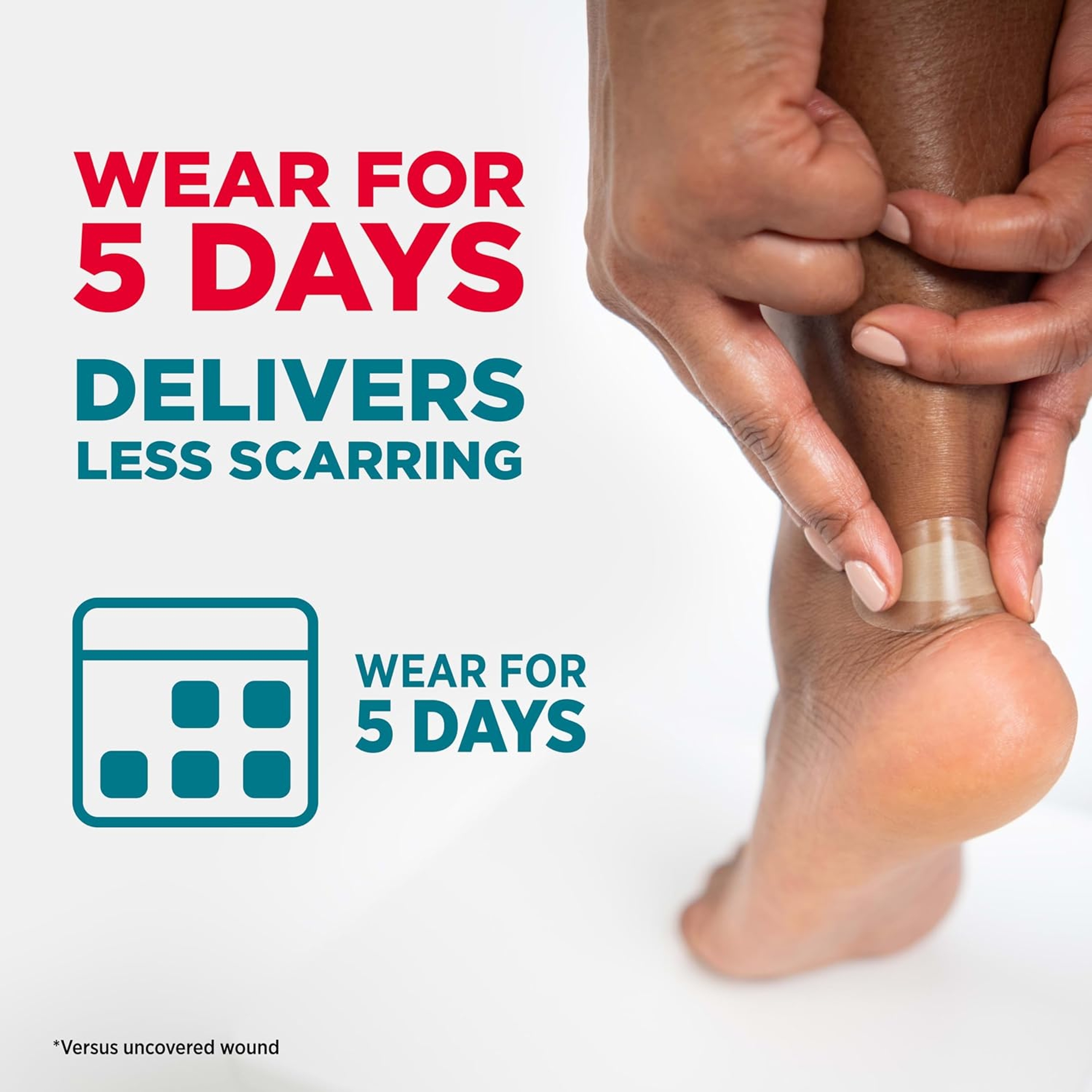 Band-Aid Pro Heal Adhesive Bandages 5 Day Protect, Blister, 6 Count - Waterproof, Extra Cushion for Blister Protection 4