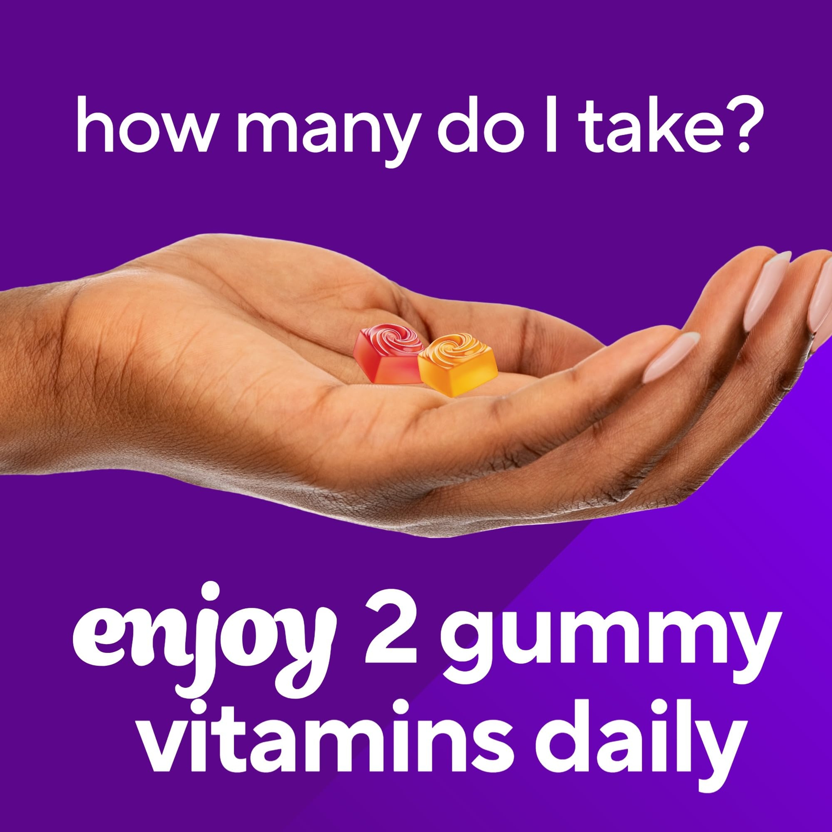 Vitafusion Fiber Well Sugar Free Gummy Vitamin 90 Gummies - Sugar Free Adult Gummy, Berry & Peach Flavors 7