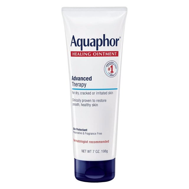 Aquaphor Healing Ointment Advanced Therapy 7 oz - Fragrance Free Body Moisturizer for Dry Skin