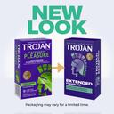 Trojan Extended Pleasure Condoms 12 Count - Climax Control Lubricated Latex Condoms 2