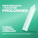 Trojan Extended Pleasure Condoms 12 Count - Climax Control Lubricated Latex Condoms 3