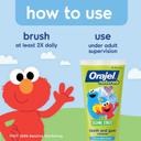 Orajel Baby Elmo Tooth & Gum Cleanser, 1 Finger brush + 1 Toothpaste 1 oz - Fluoride-Free, for Babies Age 0+ 7