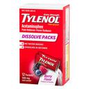 Tylenol Extra Strength Dissolve Packs, 500 mg Acetaminophen Pain Reliever & Fever Reducer, On-the-Go Powder Packets for Minor Aches & Pains, Ibuprofen- & Aspirin-Free, Berry Flavor, 12 ct 1