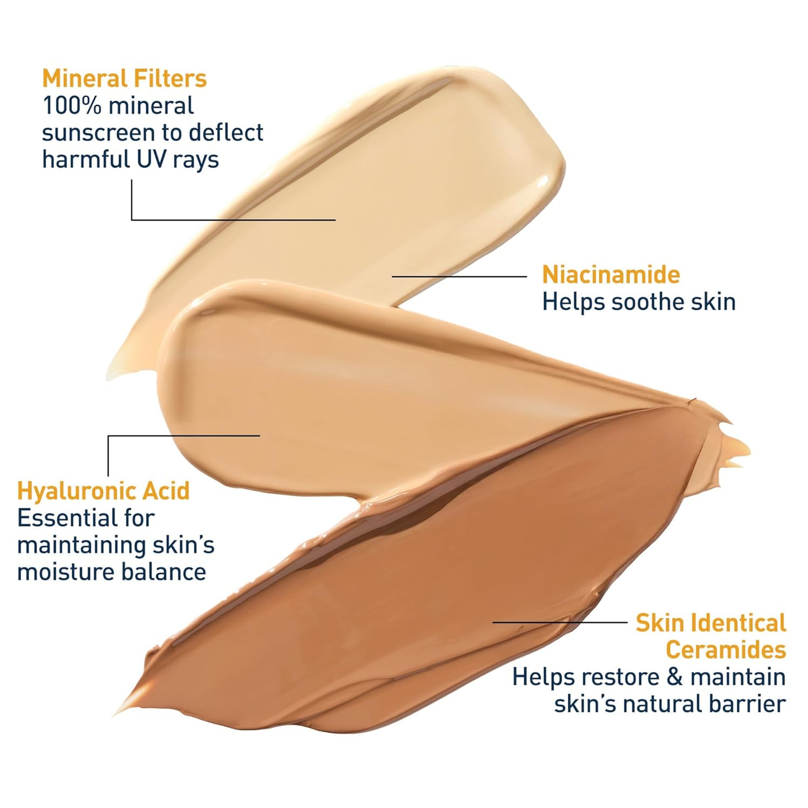 CeraVe Hydrating Mineral Sunscreen SPF30 Sheer Tint, Medium, 1.7 fl.oz - Lightweight, Non-Greasy Finish 4