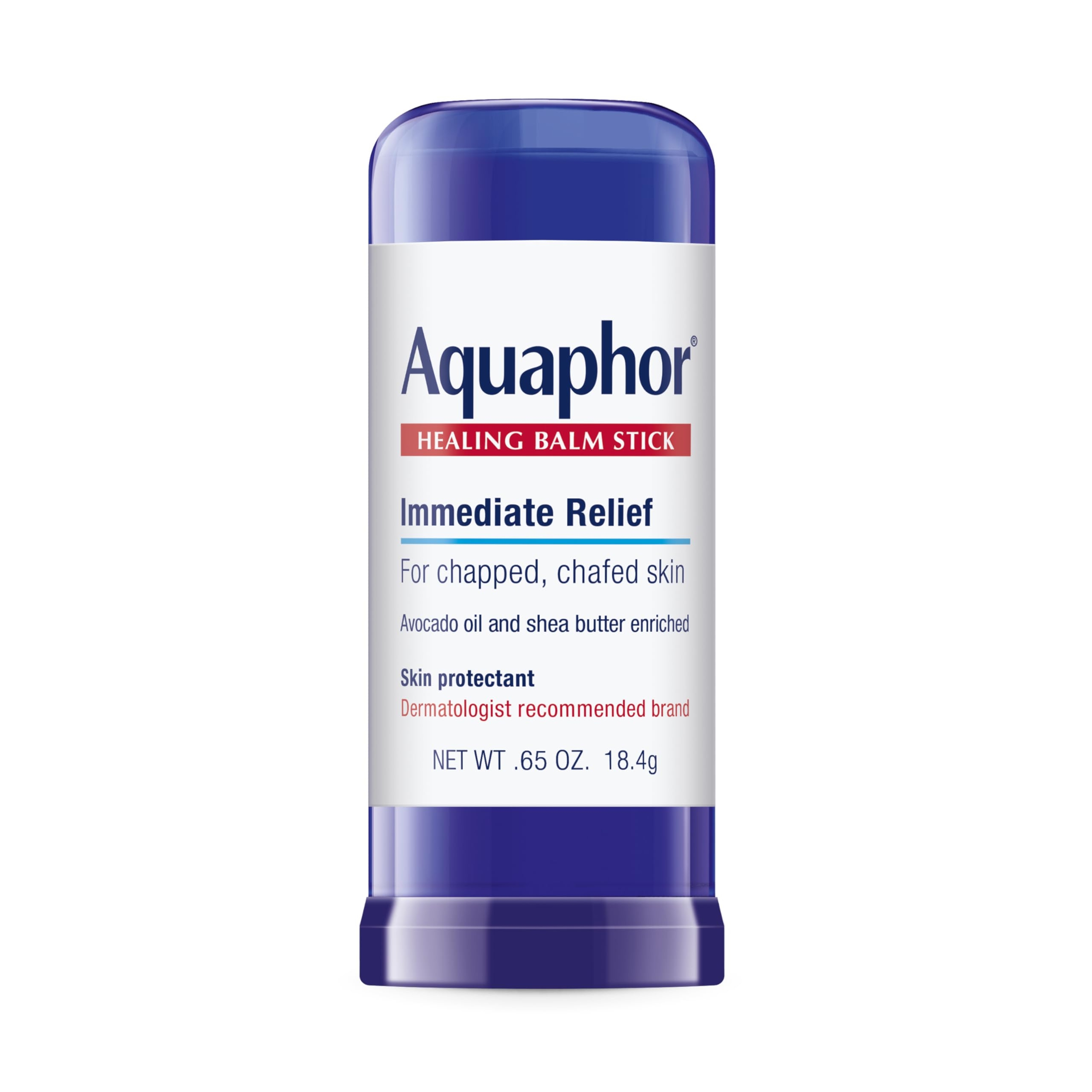 Aquaphor Healing Balm Stick, Skin Protectant with Avocado Oil and Shea Butter, 0.65 Oz Stick 1