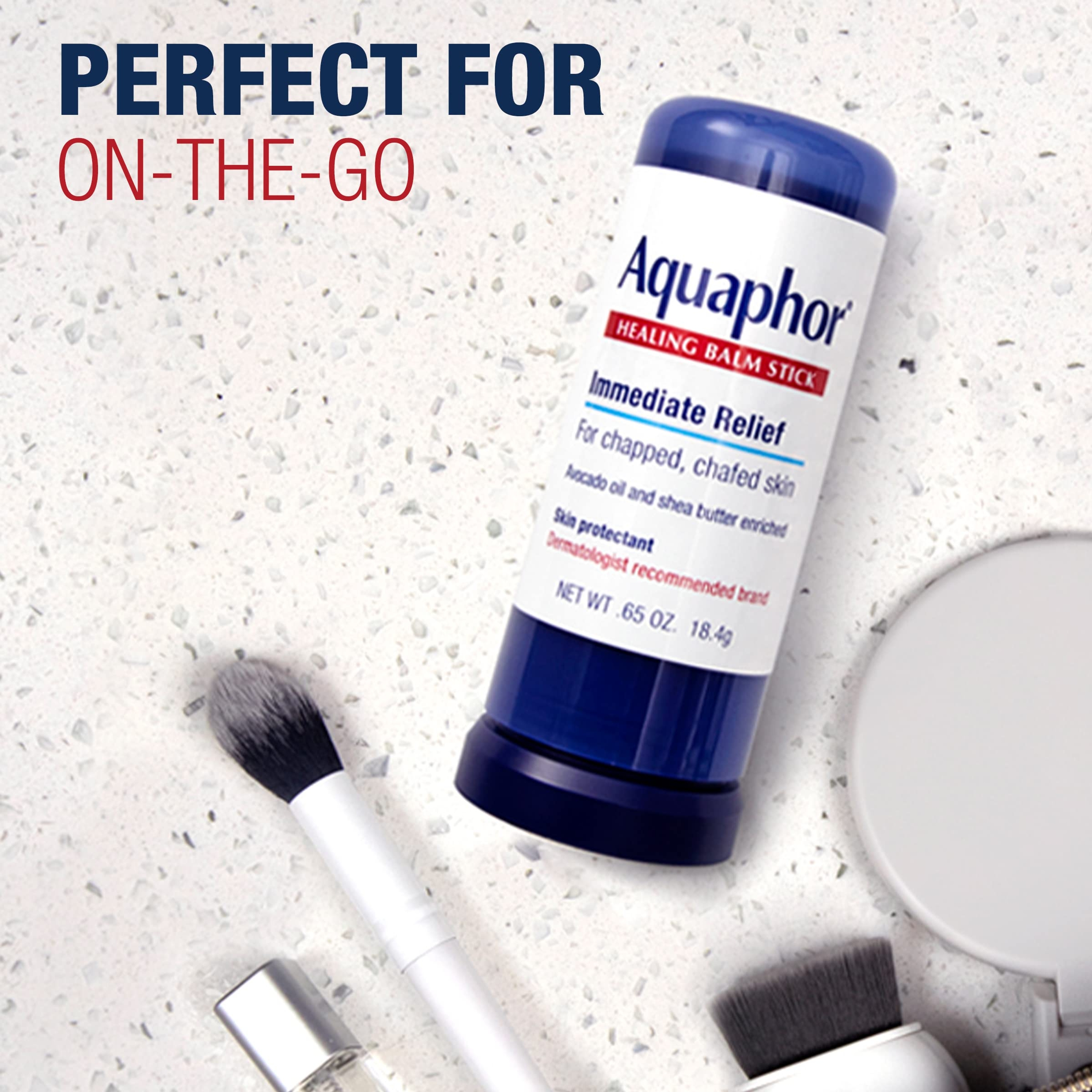 Aquaphor Healing Balm Stick, Skin Protectant with Avocado Oil and Shea Butter, 0.65 Oz Stick 5