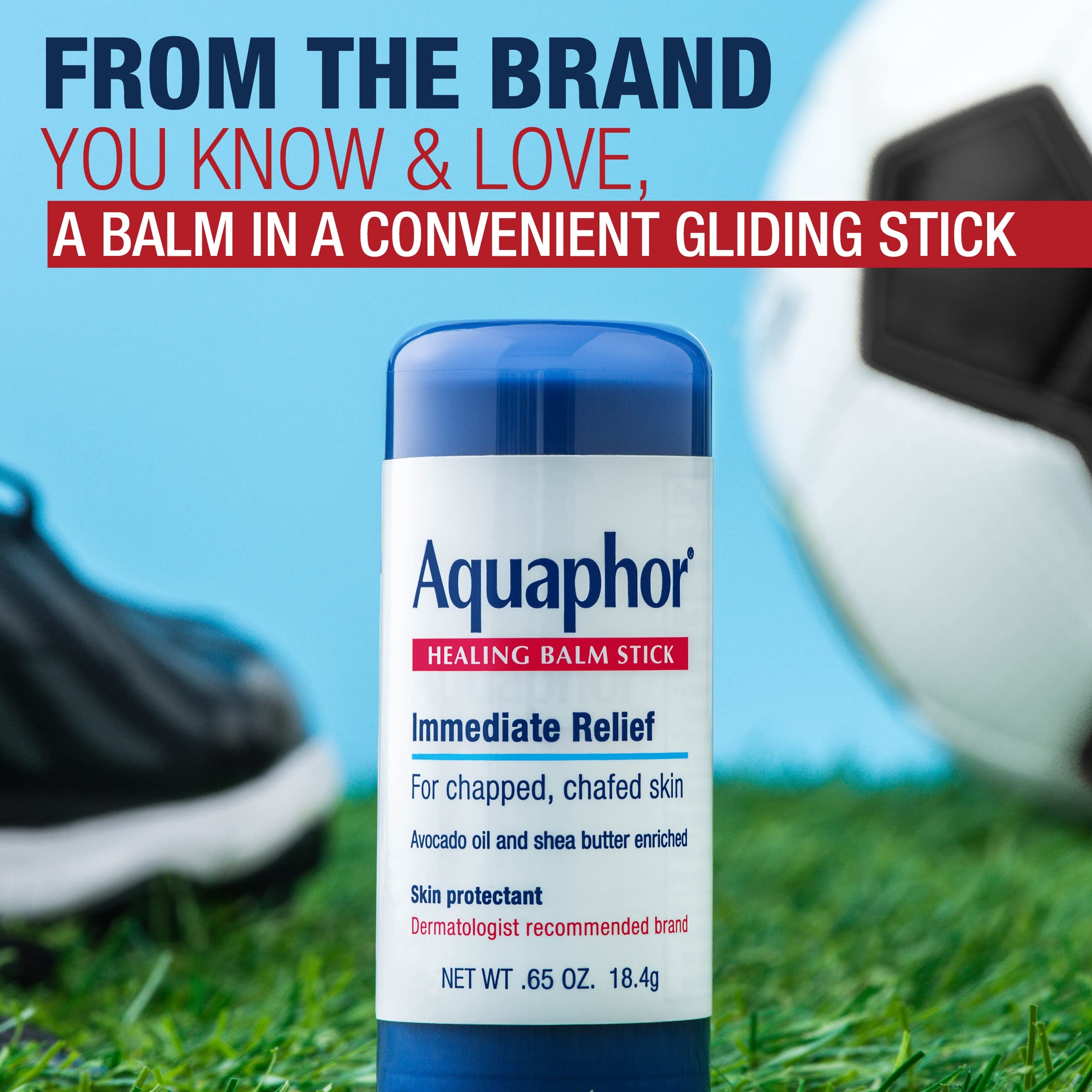Aquaphor Healing Balm Stick, Skin Protectant with Avocado Oil and Shea Butter, 0.65 Oz Stick 23