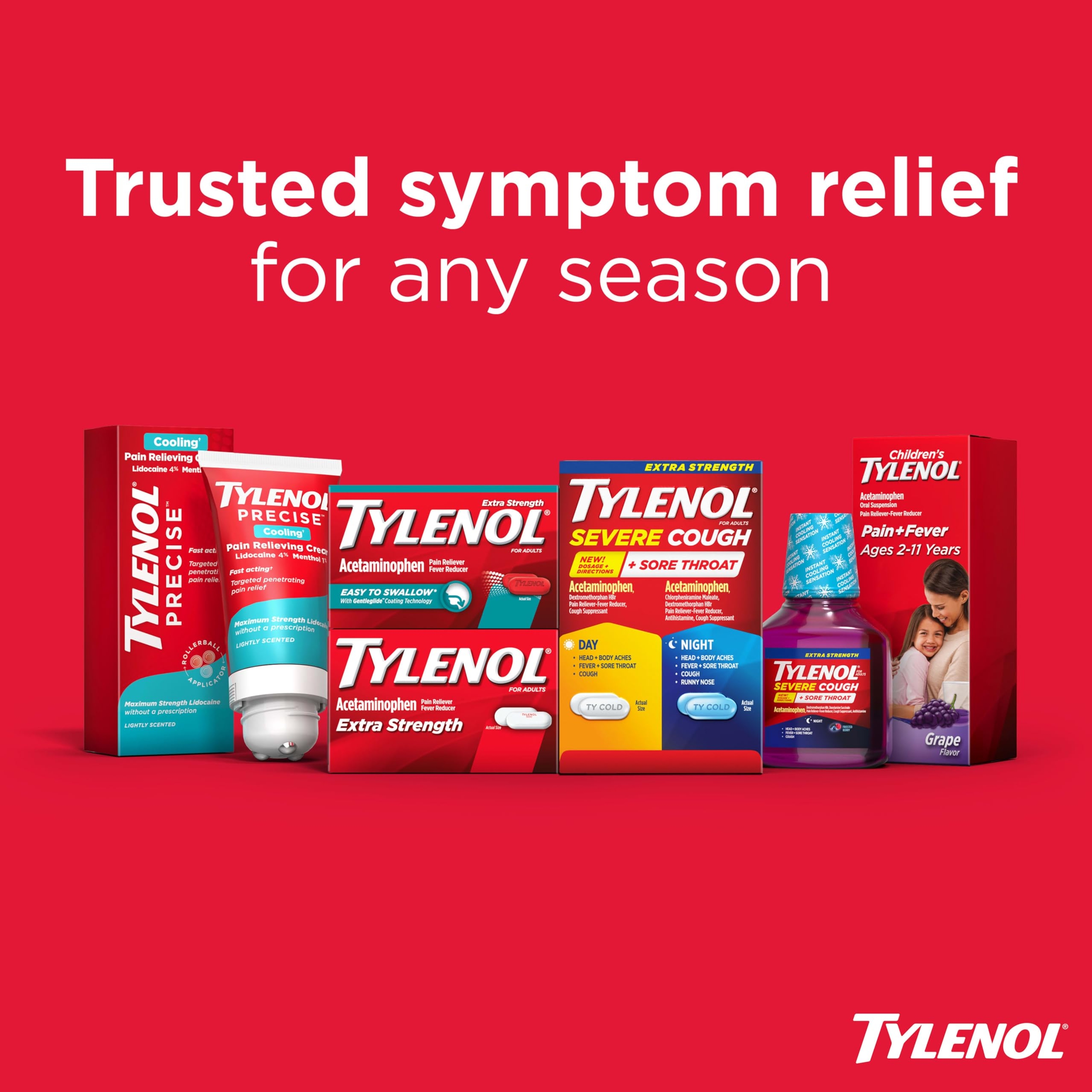 Tylenol Sinus Severe Daytime Caplets 24 Count - Acetaminophen, Pain Reliever, Fever Reducer & Nasal Decongestant 6