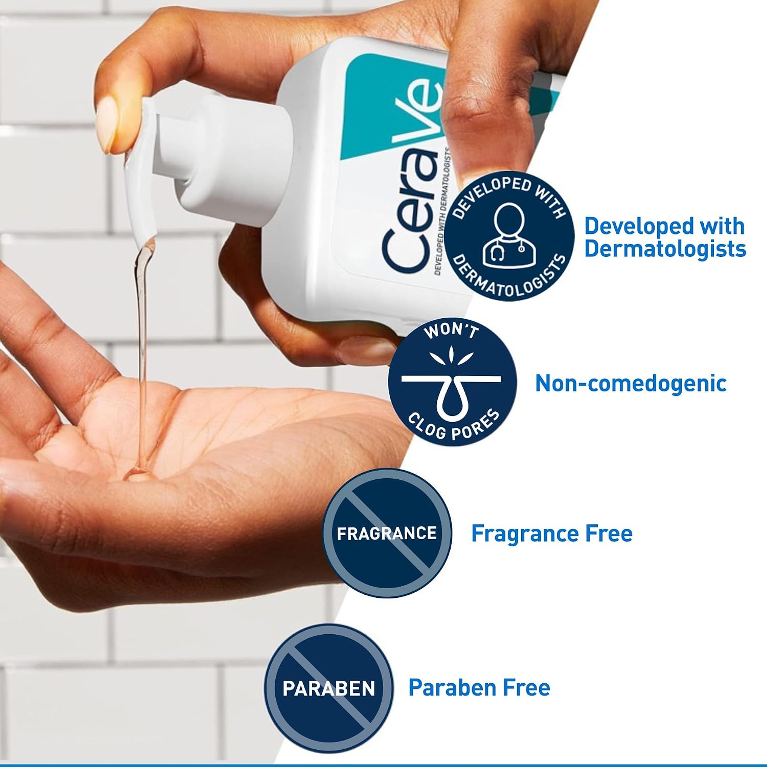 CeraVe Acne Control Cleanser, 2% Salicylic Acid Treatment Formulated With Niacinamide + Ceramides + Oil Absorbing Clay, Gentle Face Wash Helps Clear & Prevent Acne, Fragrance Free, 16 Ounce 2