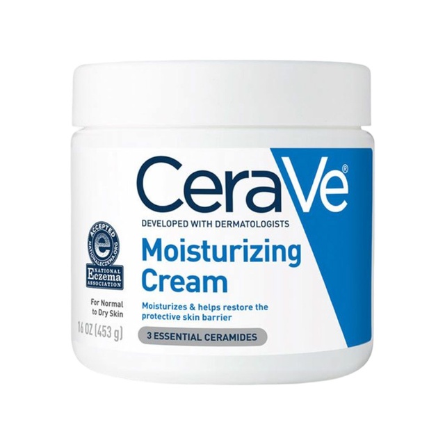 CeraVe Moisturizing Cream 16 oz - Body & Face Moisturizer for Normal to Dry Skin with Ceramides